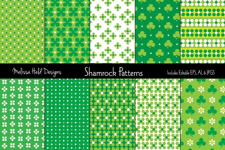 St. Patrick's Day Shamrock Patterns (174897)