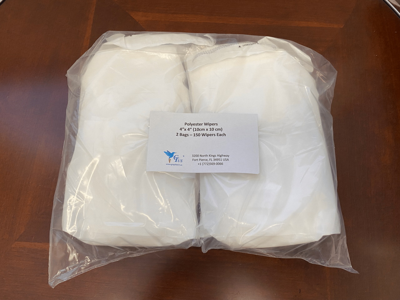 Buy Quality 4x4 Polyester Lint Free Wipers - 300 Count