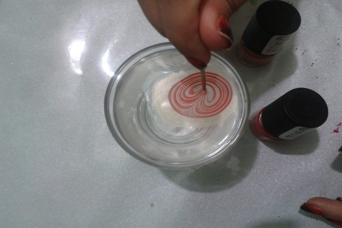 Easy Water Marble Nail Art Technique - HubPages