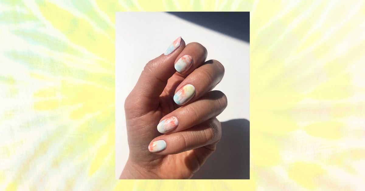 This Easy Tie Dye Nail Art Design Is Guaranteed to Make You Smile This Easy Tie Dye Nail Art Design Is Guaranteed to Make You Smile